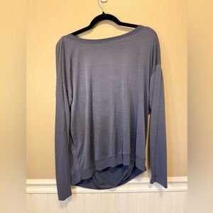 Gray/Blue Long Sleeve Tunic